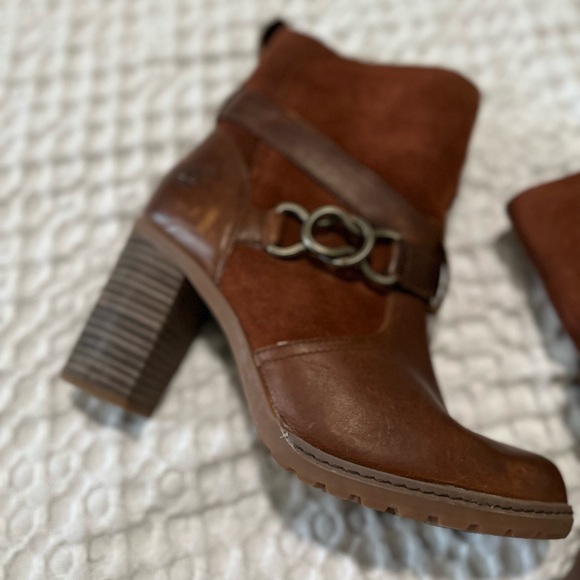 Timberland Dennett Buckle ankle boot ortholite brown size 8 - Picture 4 of 10